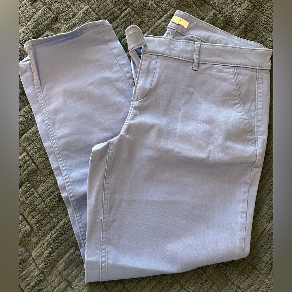 LOFT Soft Periwinkle ankle pants